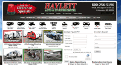 Desktop Screenshot of haylettauto.com
